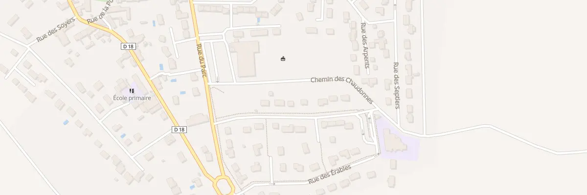 Plan du 5 Rue des Erables à Auneau-Bleury-Saint-Symphorien