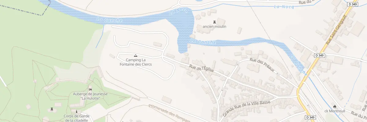 Plan du 3B Rue de l’Église à Montreuil-sur-Mer