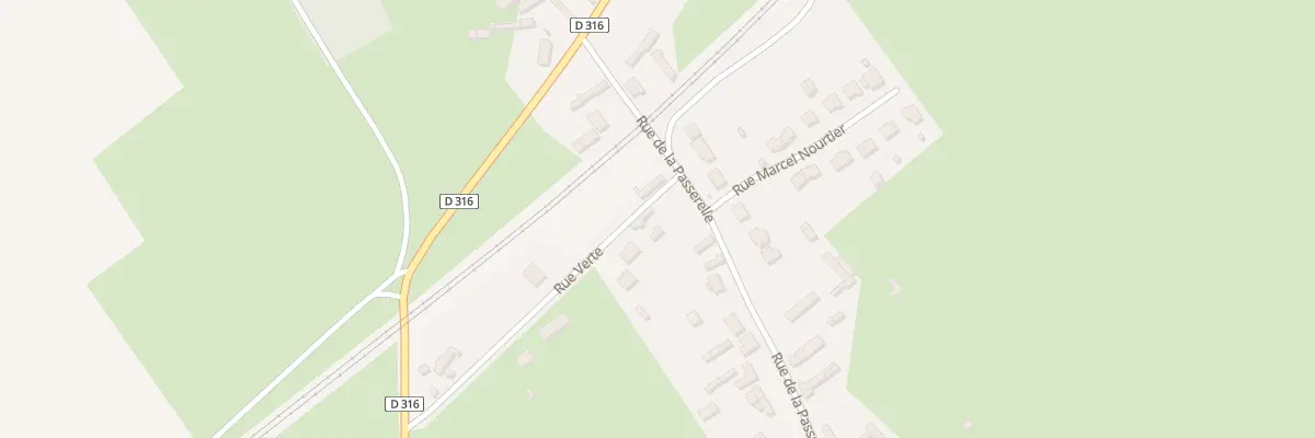 Plan du 1 Rue Verte à Blargies