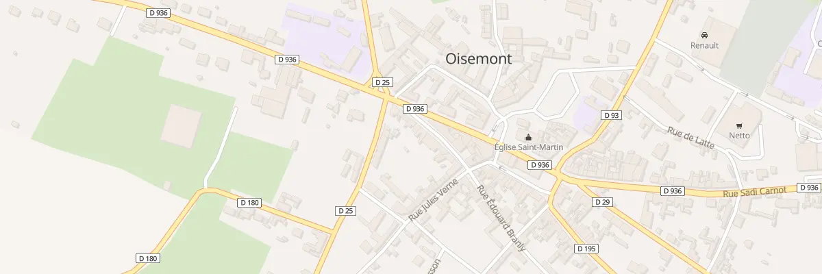 Plan du 7 Rue du 8 Mai 1945 à Oisemont