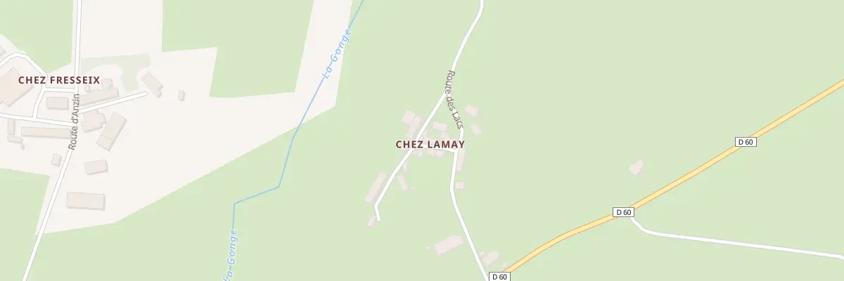 Plan du 24 Chez Lamay à Bosmoreau-les-Mines