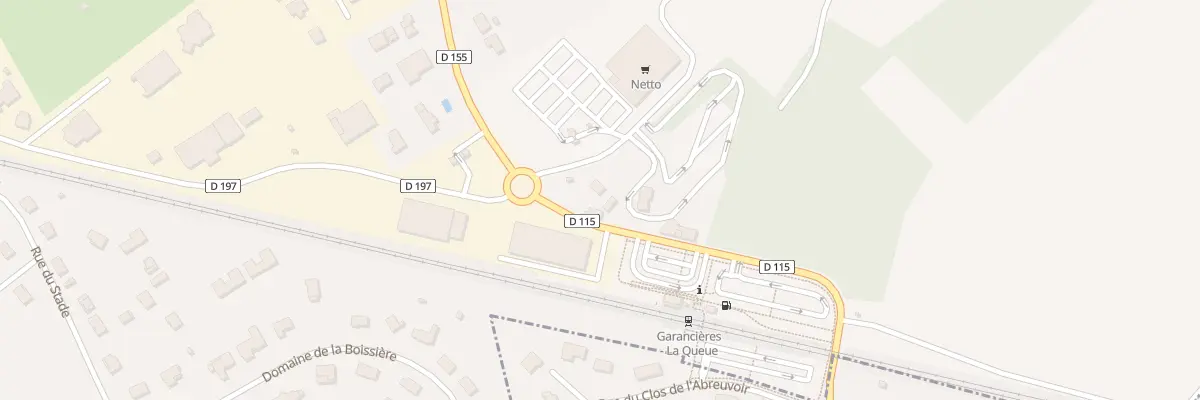Plan du 5390 Pl de la Gare à Garancières