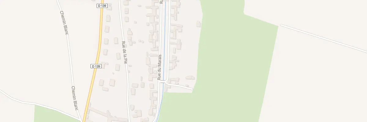 Plan du 248 Rue du Marais à Écuires