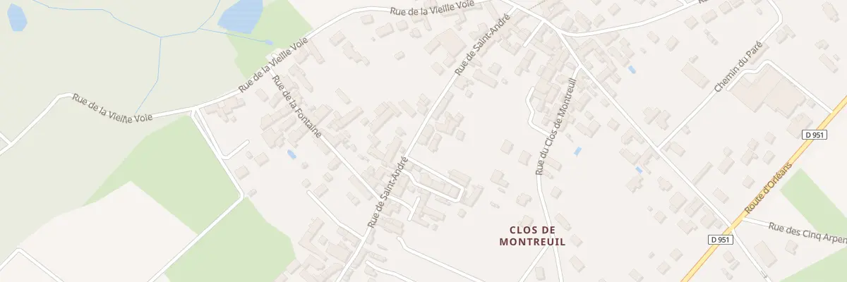 Plan du 92 Rue de Saint-andré à Cléry-Saint-André