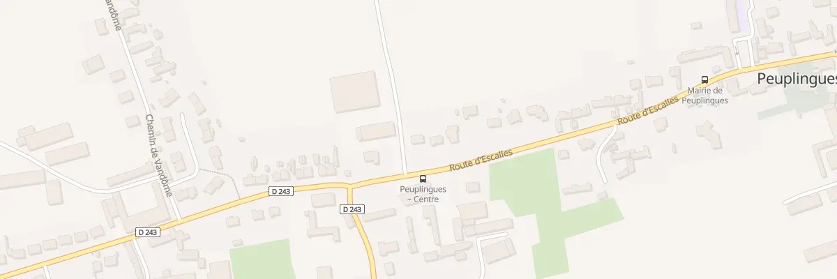 Plan du 1408 Rte d’Escalles à Peuplingues