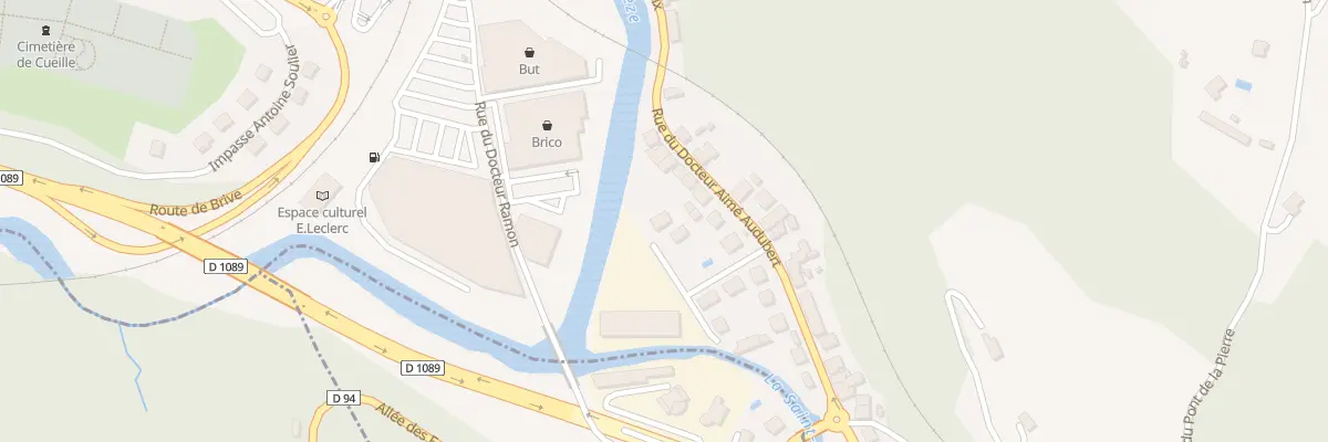 Plan du 9002 Rue de la Montane à Tulle