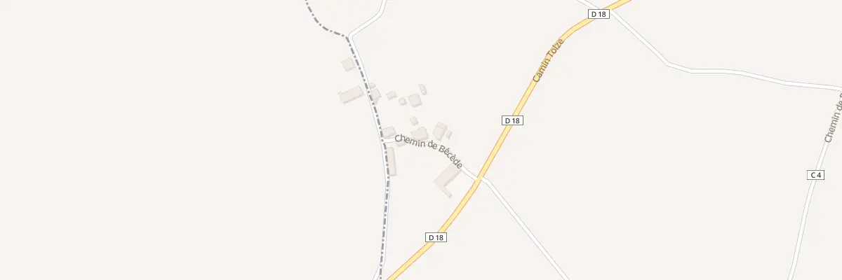 Plan du 80 Che de Bécède à Lisle-sur-Tarn