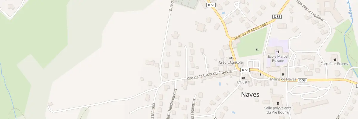 Plan du 5504 Rue Saint-Exupéry à Naves
