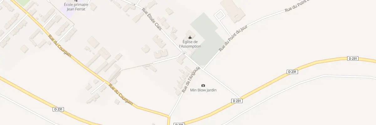 Plan du 34 Rue Elyse Clais à Ferques