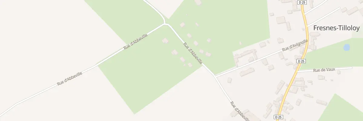Plan du 12 Rue d’Abbeville à Fresnes-Tilloloy