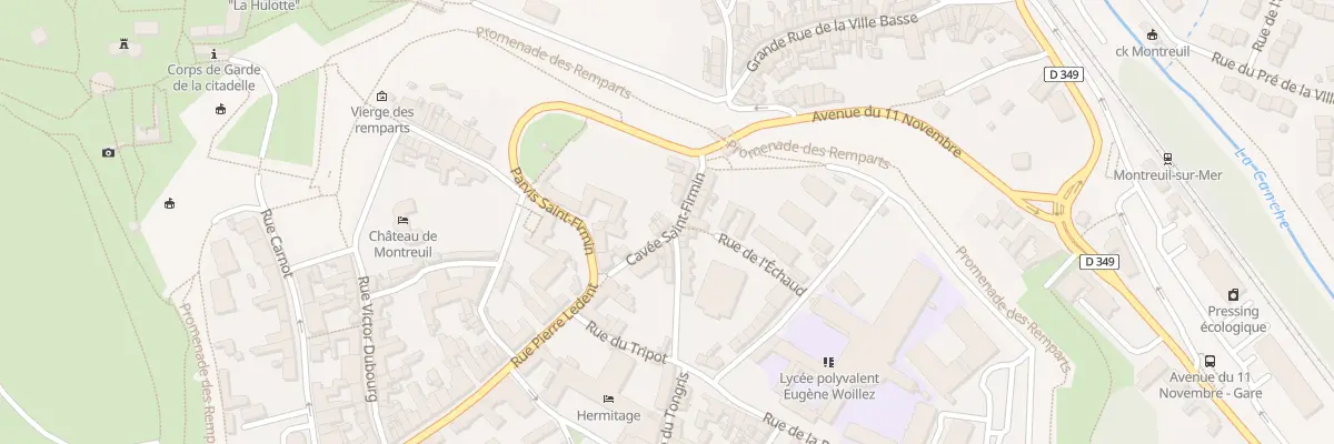 Plan du 5 Cavee Saint-firmin à Montreuil-sur-Mer