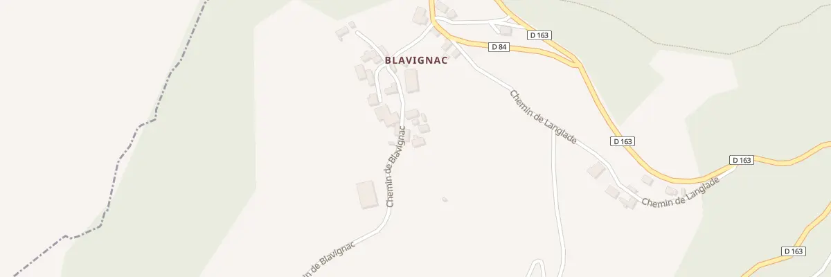 Plan du 5029 Blavignac à Lostanges