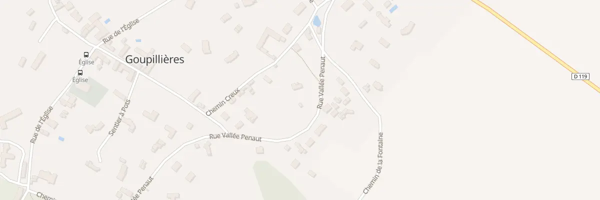 Plan du 10 Rue Vallee Penaut à Goupillières