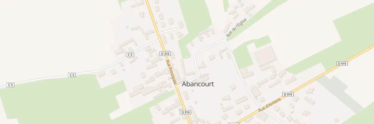 Plan du 5 Rue de l’Eglise à Abancourt