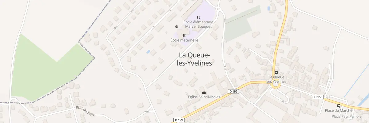 Plan du 25B Rue du Président Coty à La Queue-les-Yvelines