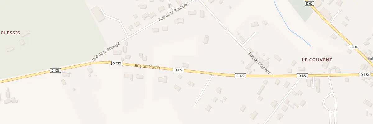 Plan du 22 Rue du Plessis à Millançay