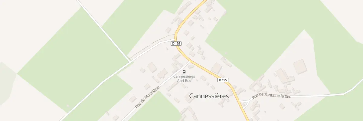 Plan du 2 Rue de Mouflières à Cannessières
