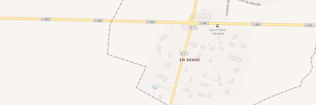 Plan du 5D Hameau du Dendy à Vendine