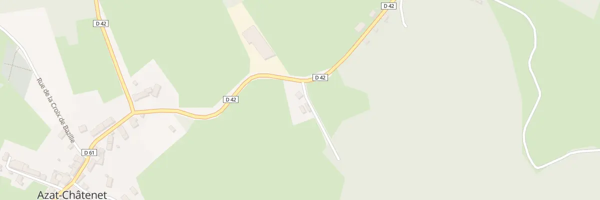 Plan du 2 Rte des Chez à Traslafont à Azat-Châtenet