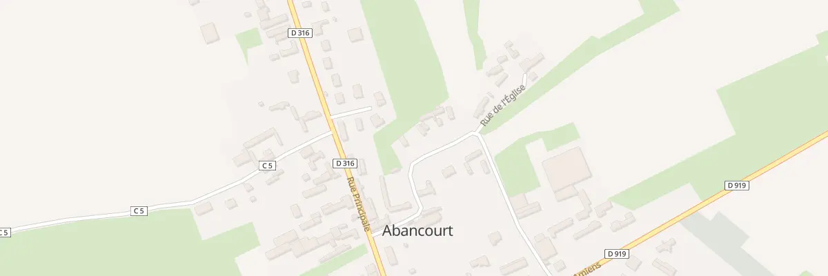Plan du 7 Rue de l’Eglise à Abancourt