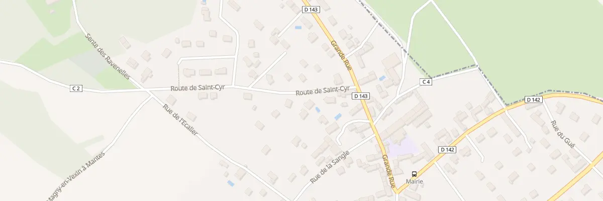 Plan du 7 Rte de Saint-cyr à Drocourt