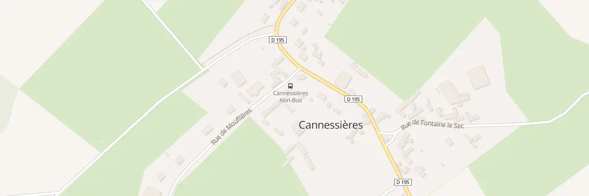 Plan du 1 Rue de Mouflières à Cannessières