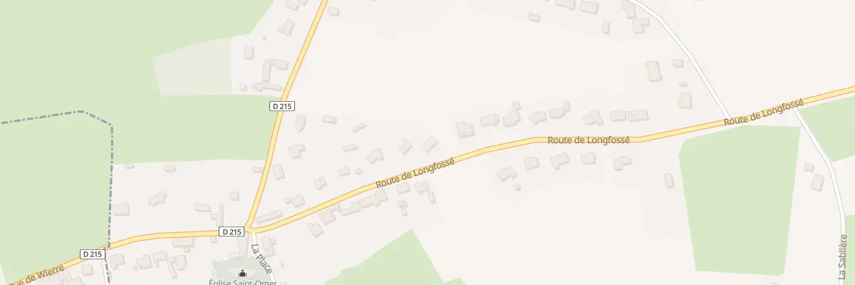 Plan du 211 Rte de Longfossé à Wierre-au-Bois