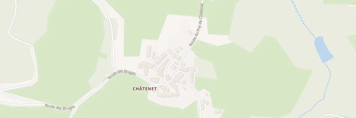 Plan du 1 Rte du Puy de Chatenet à Azat-Châtenet