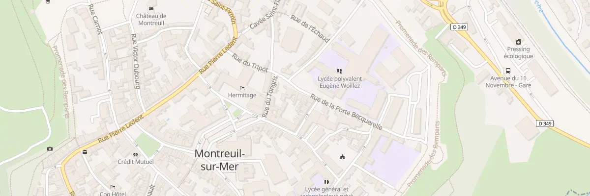 Plan du 6 Pl Sainte Austreberthe à Montreuil-sur-Mer