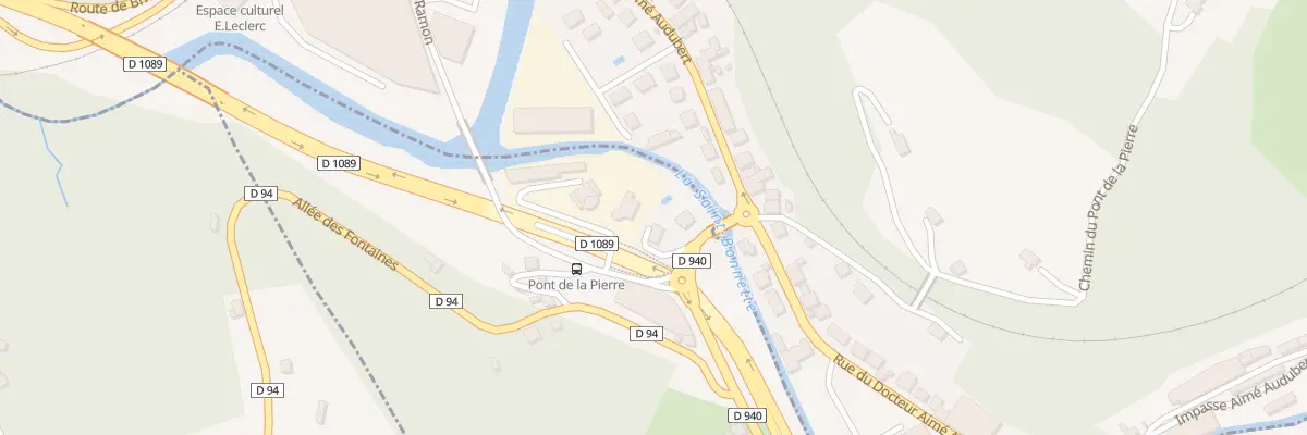 Plan du 5002 Pont de la Pierre à Laguenne-sur-Avalouze