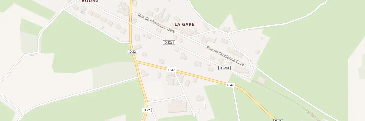 Plan du 3 Rue Camille Durand à Bussière-Dunoise