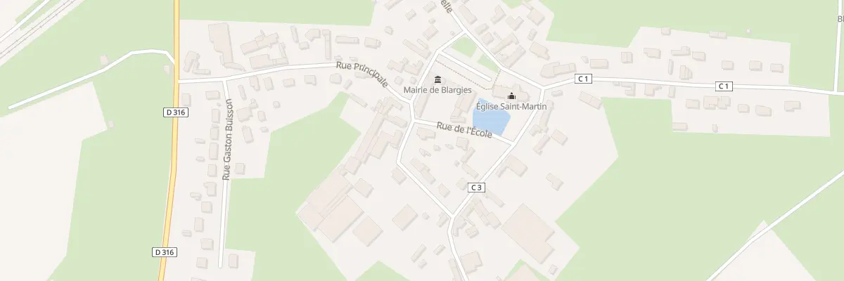 Plan du 7 Rue de l’Ecole à Blargies