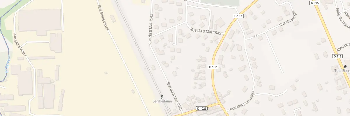 Plan du 6 Rue du 8 Mai 1945 à Sérifontaine