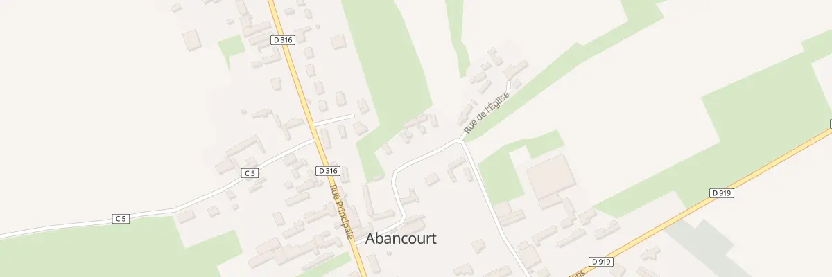 Plan du 9 Rue de l’Eglise à Abancourt
