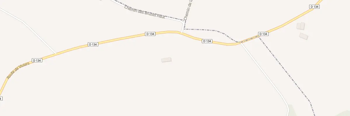 Plan du 1164 Rte de Viviers à Bannières
