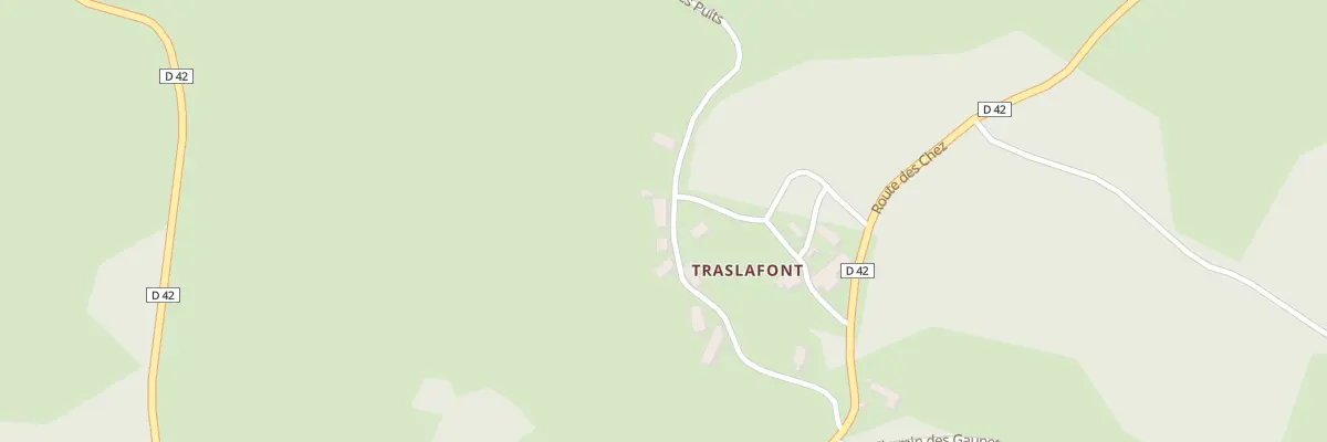 Plan du 7 Rue des Puits à Traslafont à Azat-Châtenet