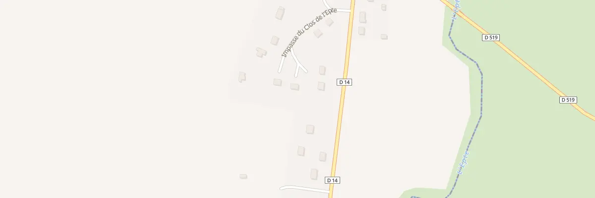 Plan du 209 La Côte Rouge à Bazincourt-sur-Epte