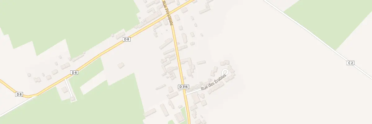 Plan du 8 Rue Principale à Abancourt