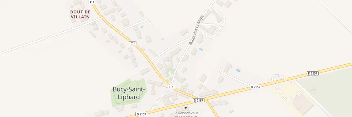 Plan de Rte des Champs à Bucy-Saint-Liphard