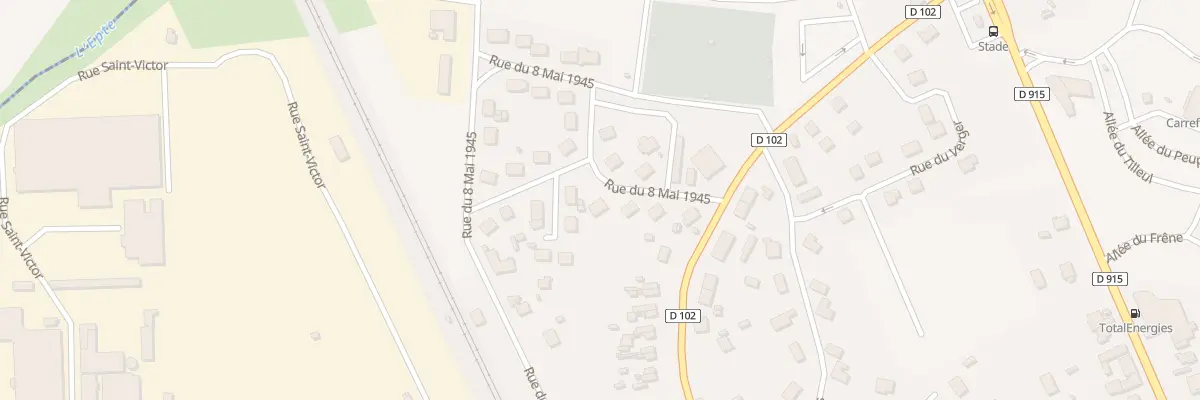 Plan du 20 Rue du 8 Mai 1945 à Sérifontaine