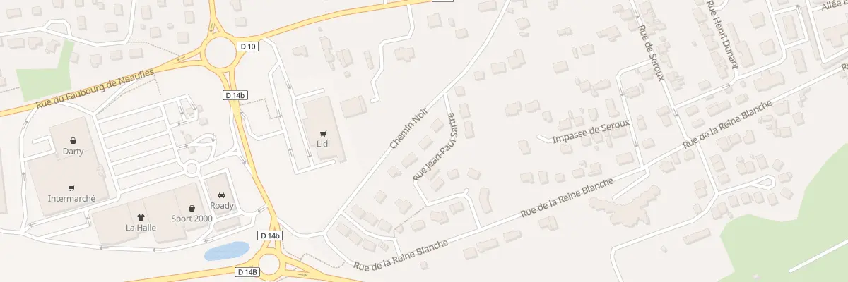 Plan du 4 Rue Jean-Paul Sartre à Gisors