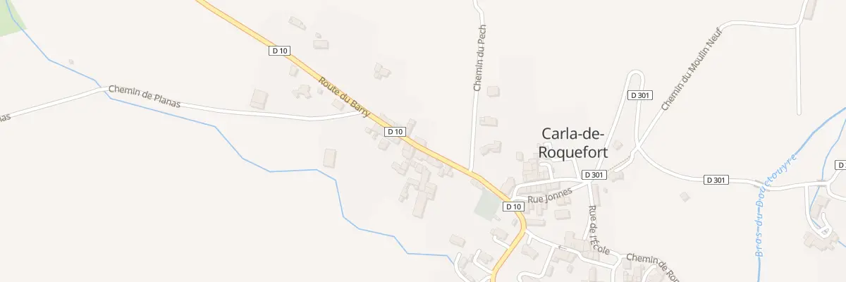 Plan du 37 Le Barry à Carla-de-Roquefort