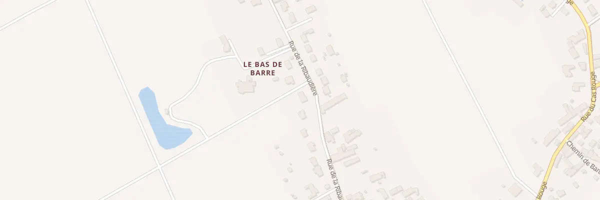 Plan du 30 Rue de la Ribaudière à Chaingy