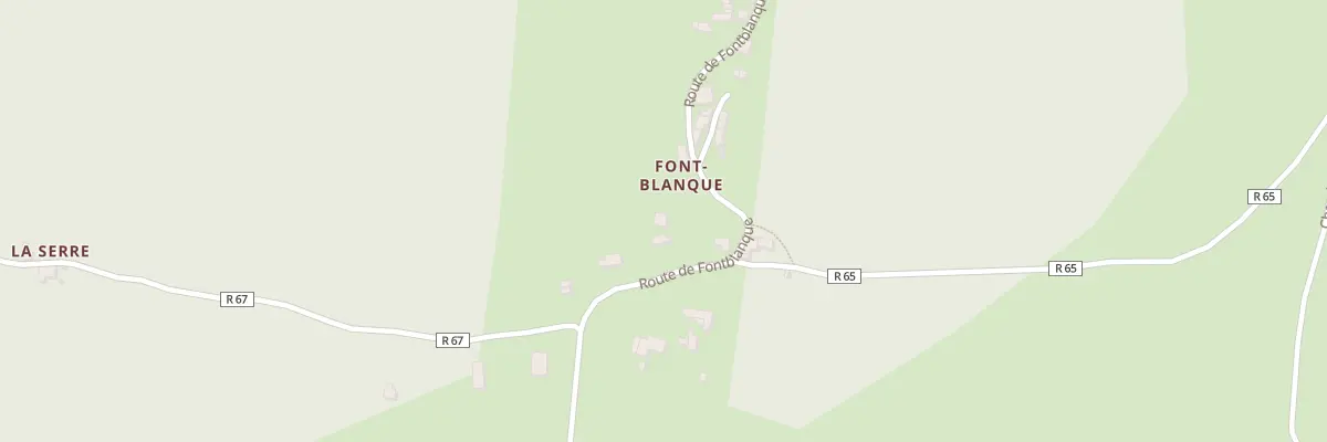 Plan du 5525 Fonblanque à Penne
