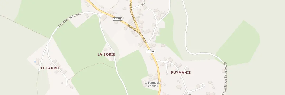 Plan du 5134 Le Bourg à Saint-Salvadour