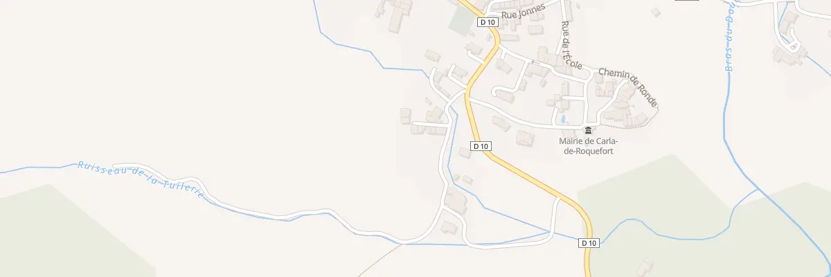 Plan du 10 Pl de la Fontaine à Carla-de-Roquefort