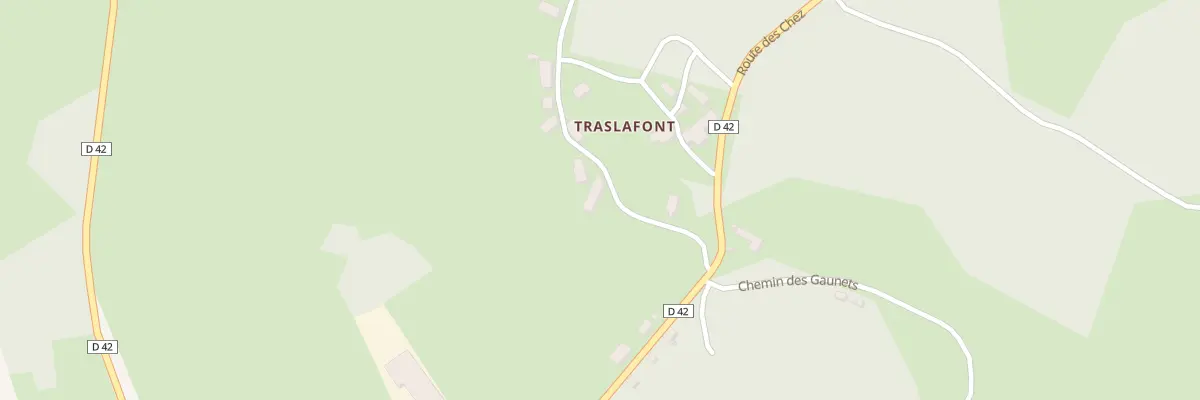 Plan du 6 Traslafont à Azat-Châtenet