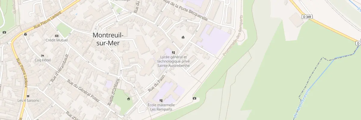 Plan du 20 Rue du Paon à Montreuil-sur-Mer