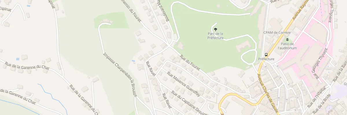 Plan du 21B Rue du Cap Desvignes à Tulle