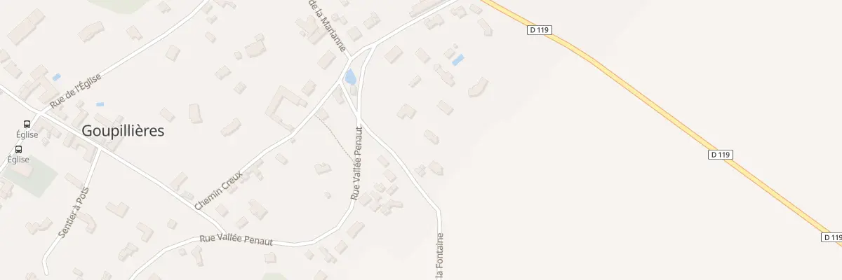 Plan du 3 Che de Montfort à Goupillières